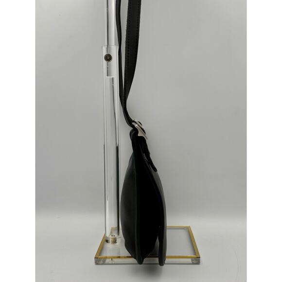 Vintage Coach Slim Hippie Bag | Style No. 9142 | Black Leather Crossbody - Picture 5 of 10